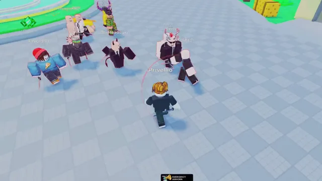 A player facing other avatars in the official trailer